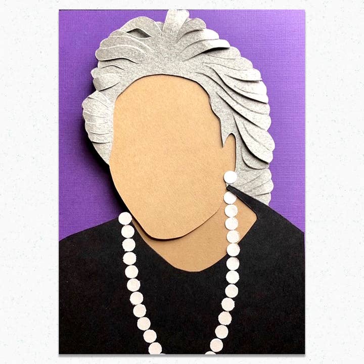 Toni Morrison: obra de arte de papel hecha a mano y enmarcada para venta al por mayor de Paper for the People