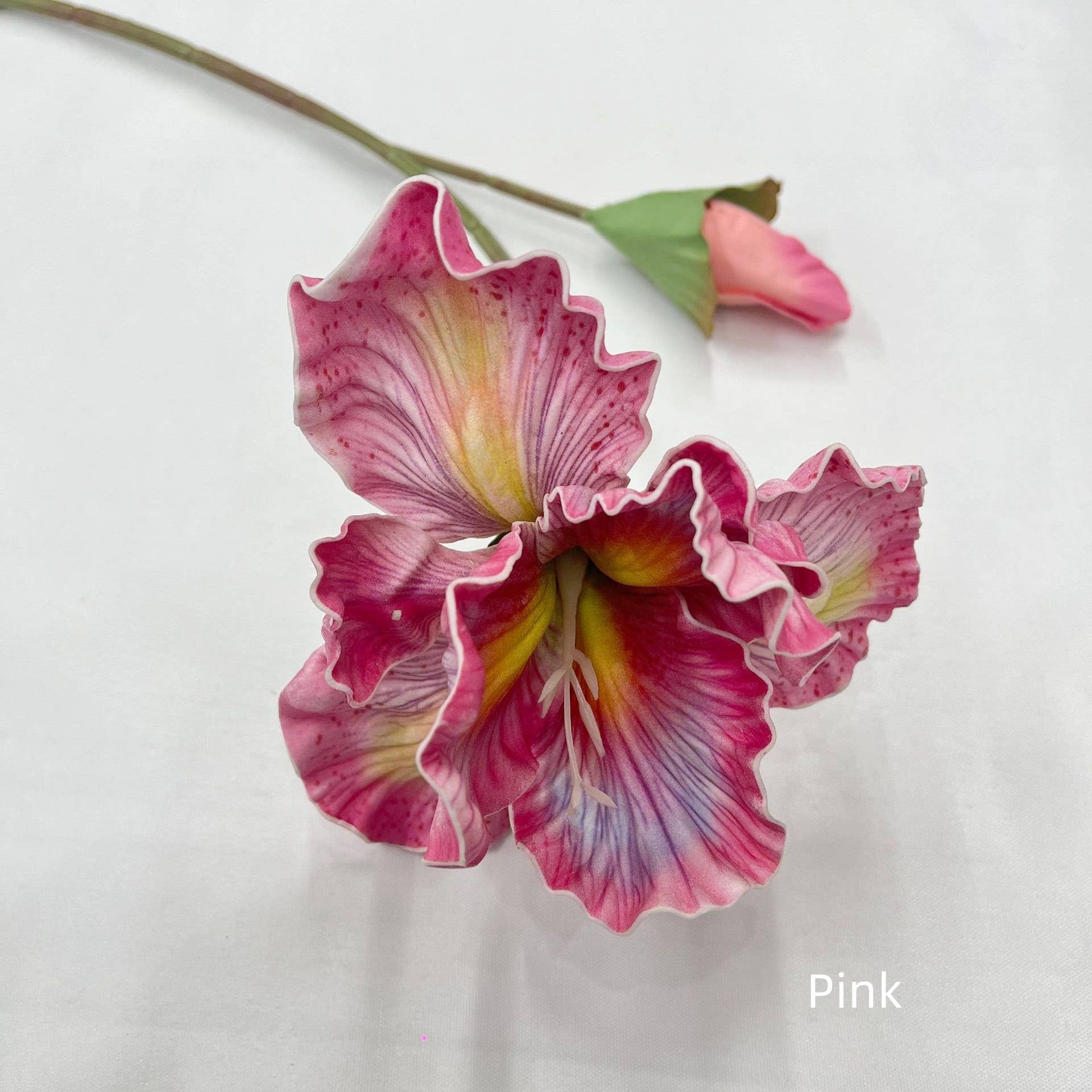 ACNITE(We cover U.S. import duties) – wholesale Artificial flowers – 9 colors Real touch iris flower large iris faux flowers12