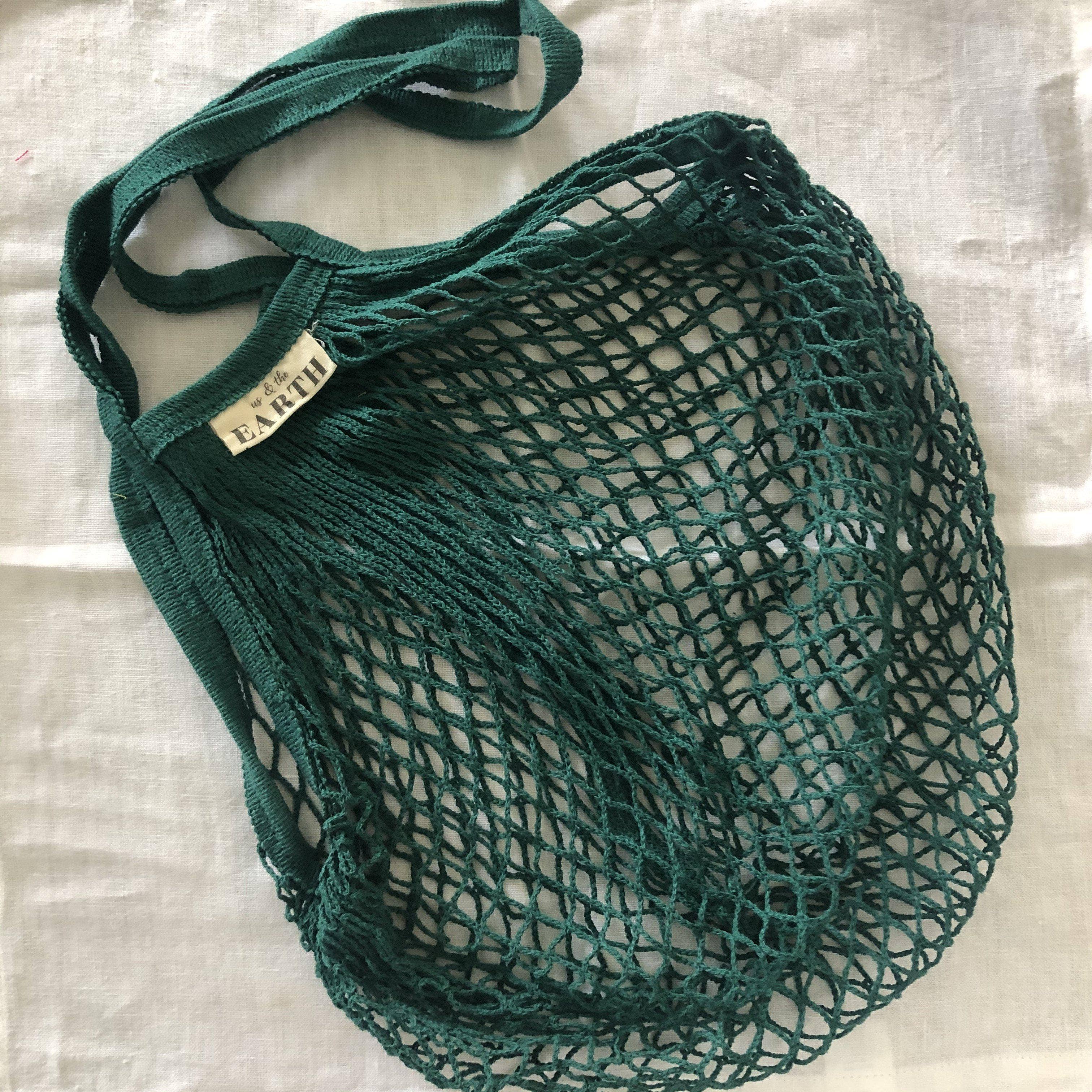 Us and The Earth - Wholesale Grocery/Shopping Bag - Reusable Cotton Shopping Net Bag2