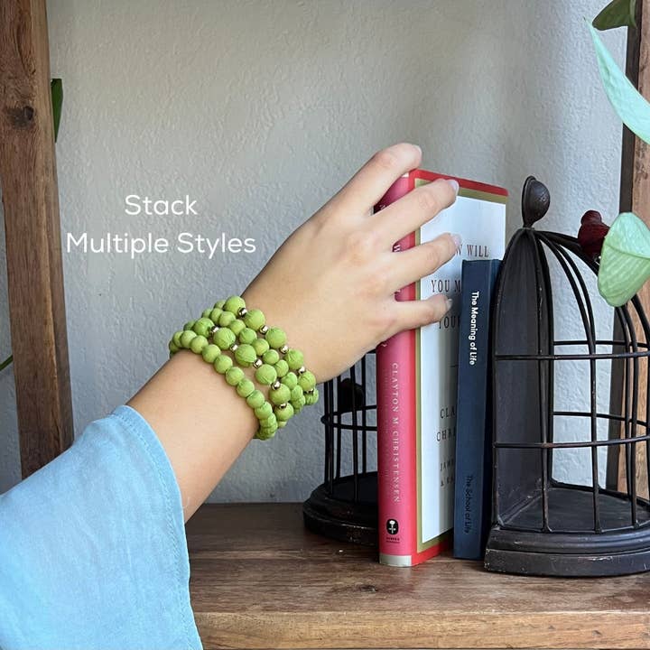 Humble Hilo – Großhandel Perlenarmband – Humble Hilo Sari Schmuck, Textilperlen- und Metallperlenarmband20