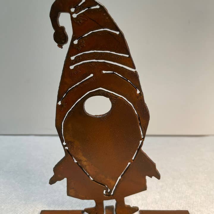 Gnome Fence Sitters ! Gnome A for wholesale by Elizabeth Keith Designs