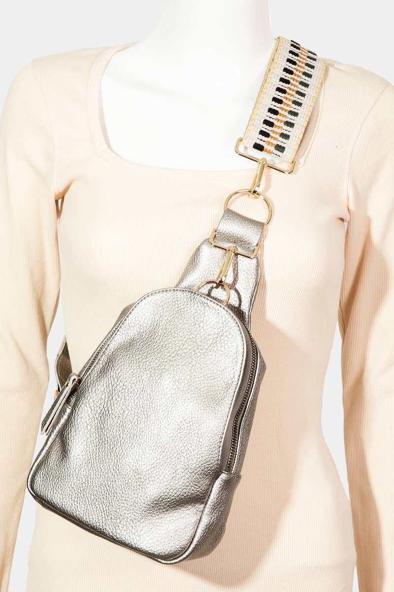 Collections by Fame Accessories - Vente Sac à bandoulière – femme - Sac en cuir à bandoulière unique3