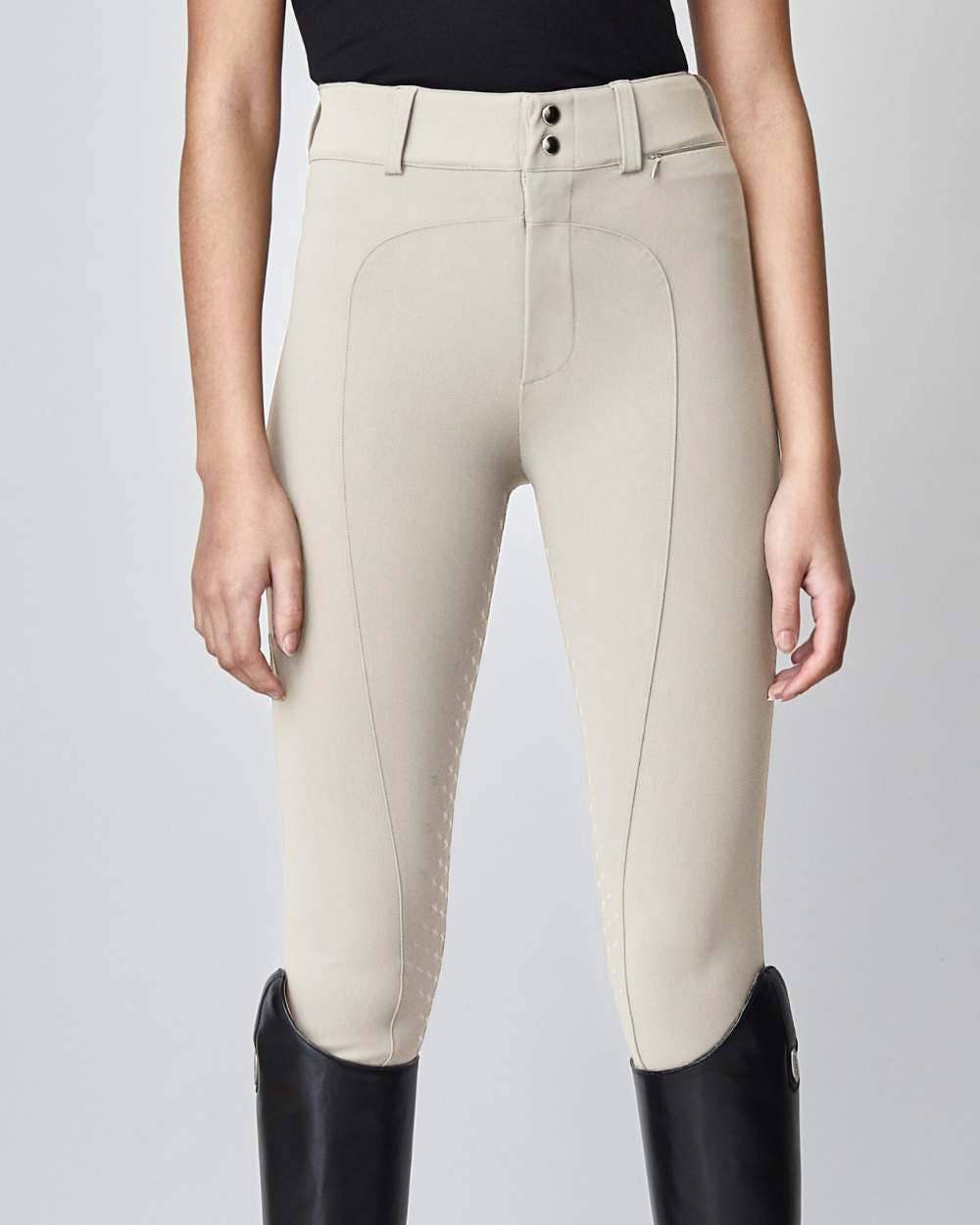 High-Rise Compression Breeches Tan for wholesale on Faire2
