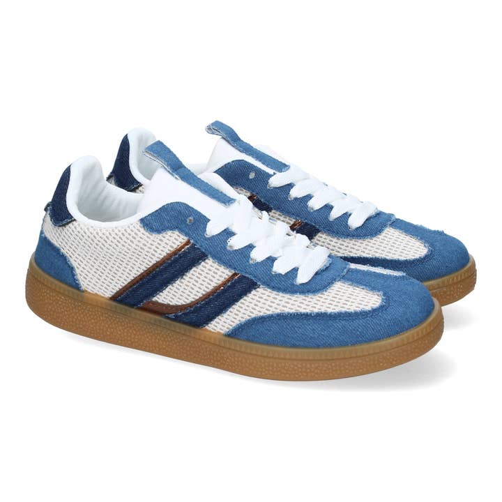 Women's Casual Blue Sports Sneakers for wholesale by Brideluxe Mayorista