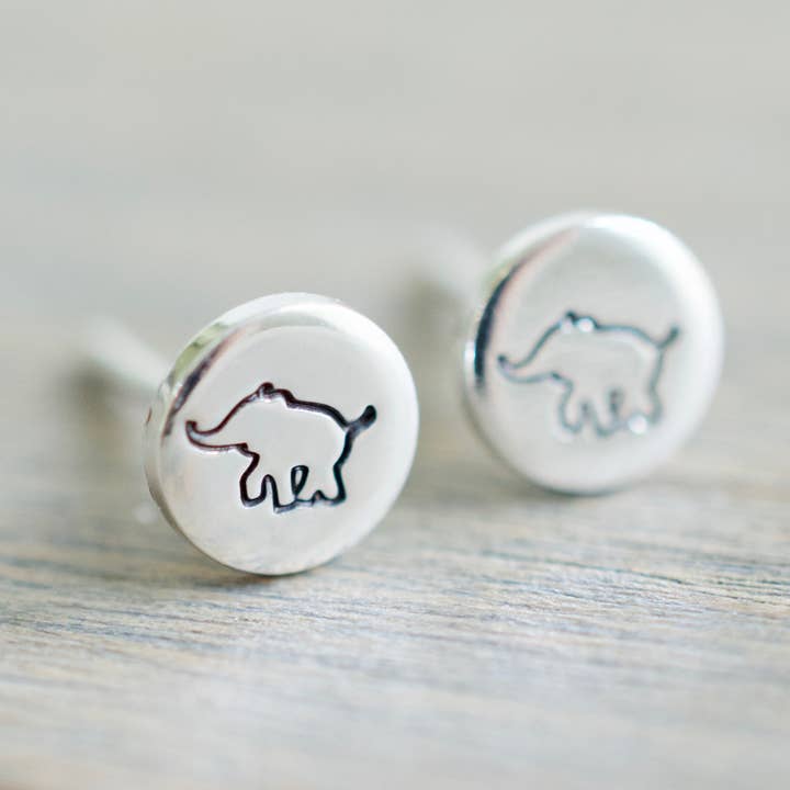 Tesoro Jewelry - Wholesale Stud/Post Earrings - Elephant Earrings0