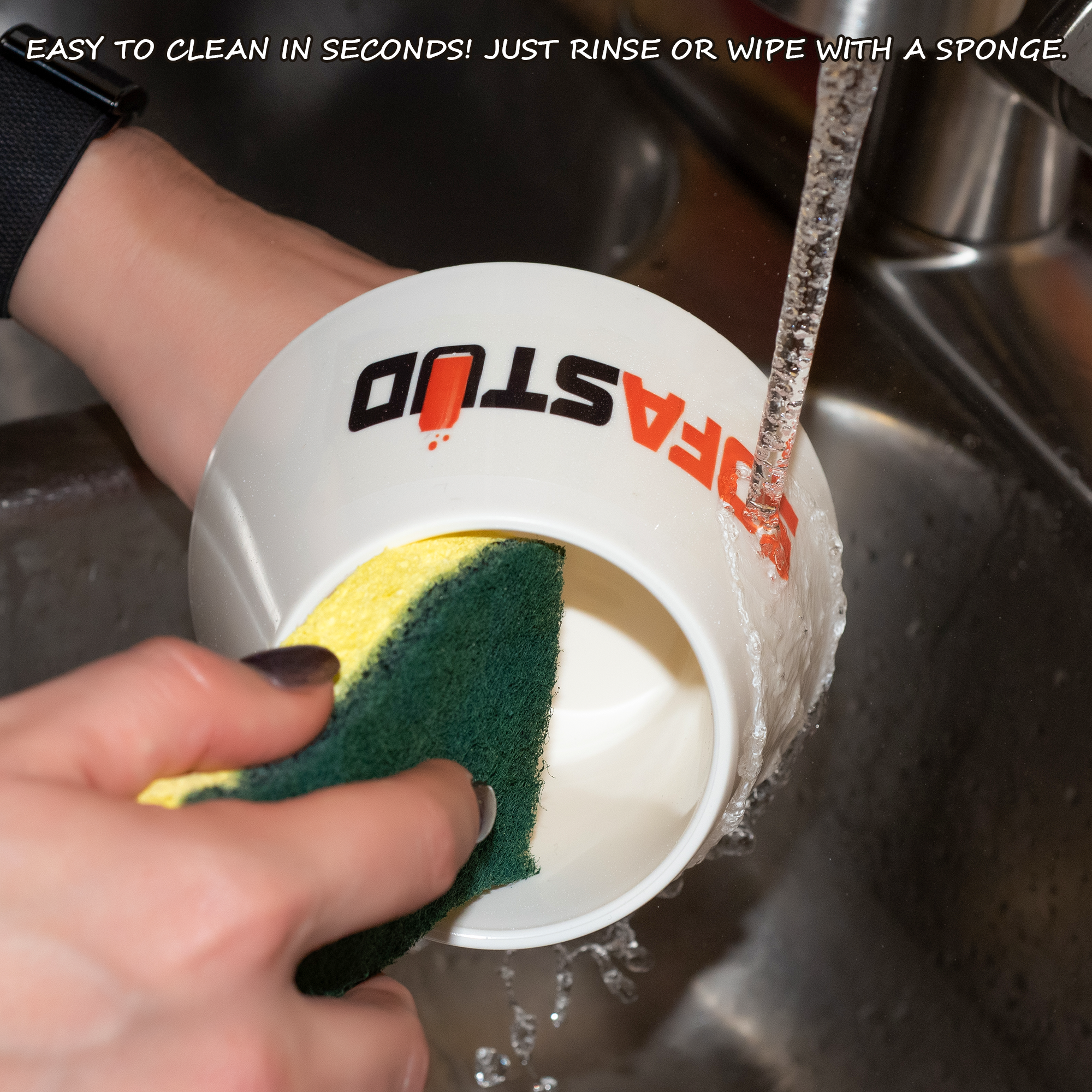 Sofa Stud - Venta al por mayor Fundas para recipientes de bebida - Sofa Stud®, el revolucionario portavasos para sofá, paquete de dos (negro)4