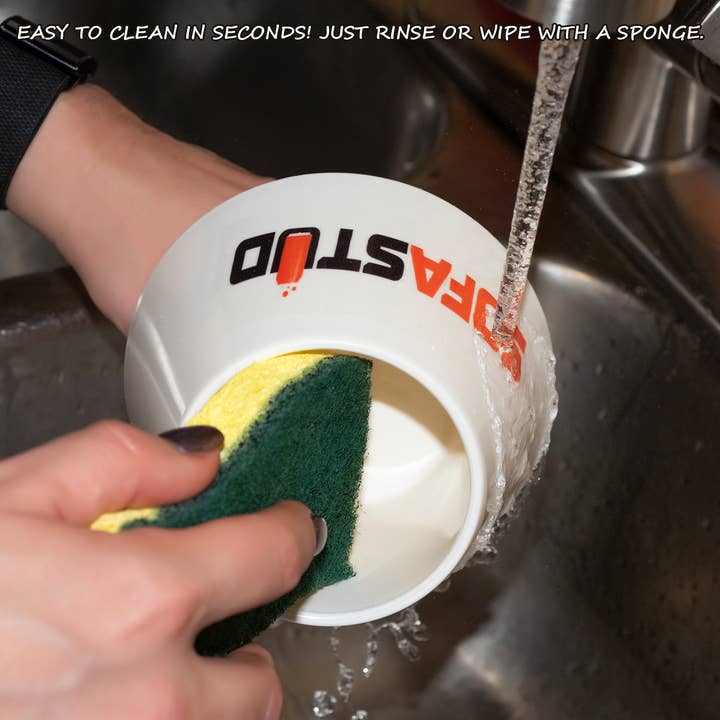 Sofa Stud - Venta al por mayor Fundas para recipientes de bebida - Sofa Stud®, el revolucionario portavasos para sofá, paquete de dos (negro)4