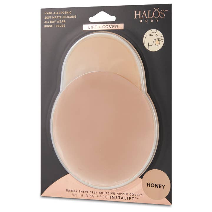 Lift Adhesive Nipple Covers - Size 1 - in Pegged Packaging for wholesale by HALOS Body