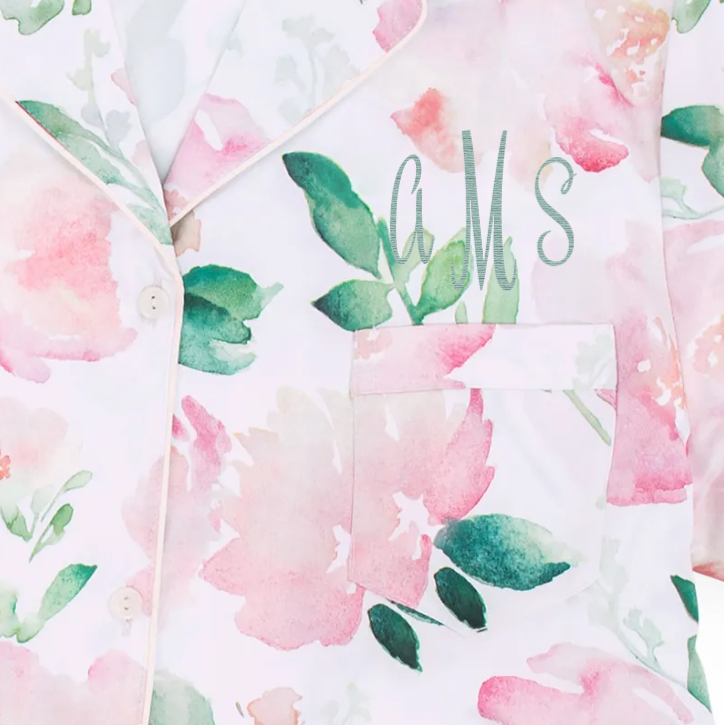 Weddingstar Inc. – Conjunto de pijama - Mulher por atacado – Conjunto Feminino de Pijama de Cetim com Estampa Floral14