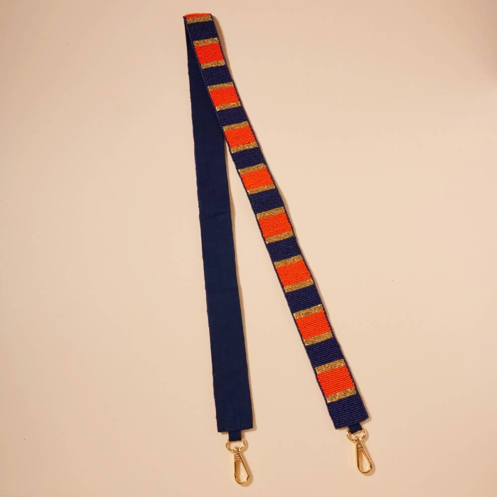 Frem - Wholesale Bag Strap - Women's - Striped Seed Beaded Bag Strap7