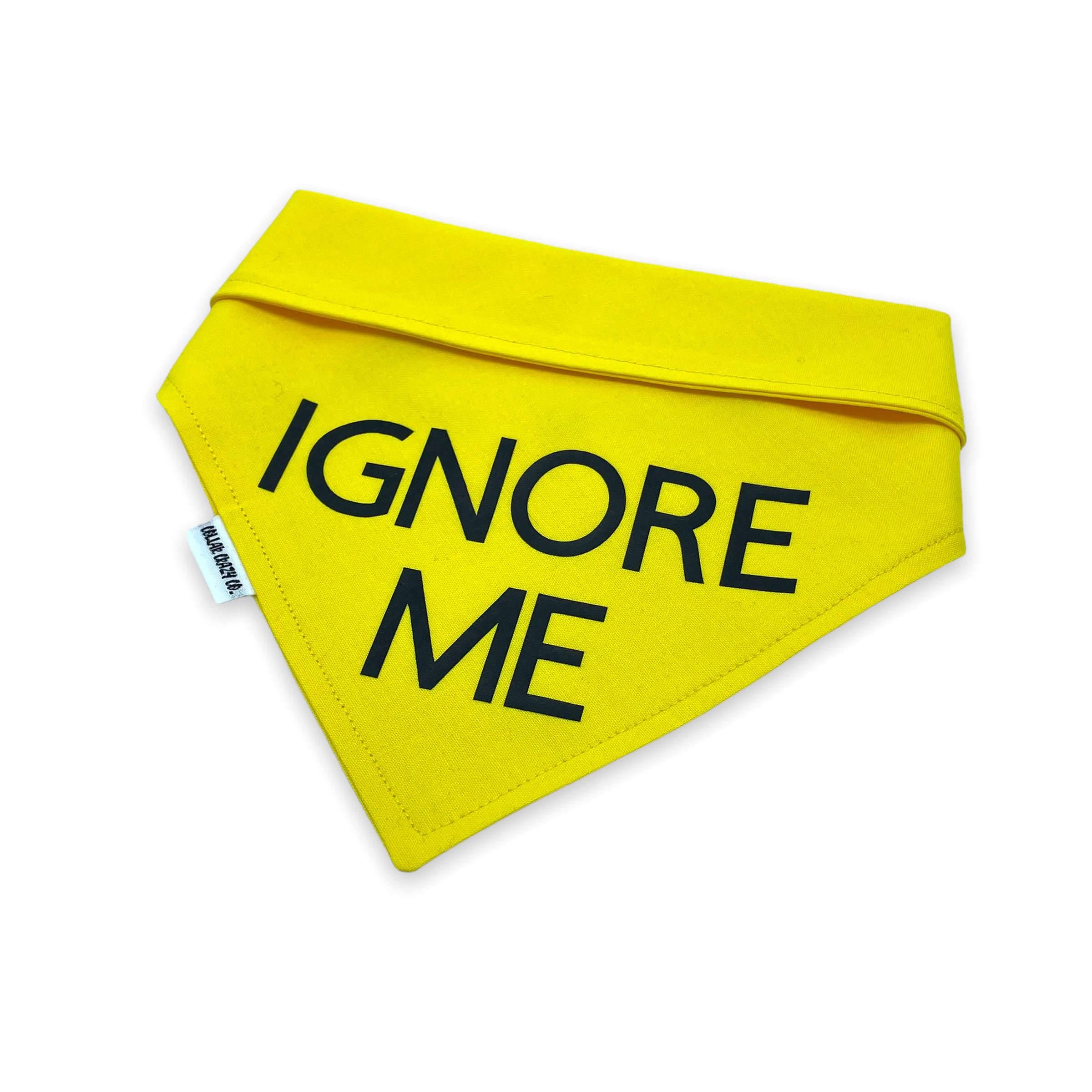 Collar Crazy Co. - Wholesale Pet Bandana - Dog - Warning Snap On Dog and Cat Bandana3