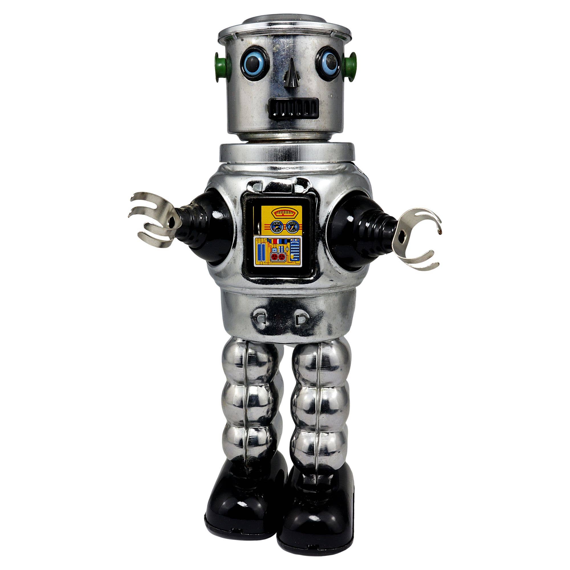 Tribal Trade GmbH - Wholesale Decorative Figurine - Robot Mechanical Roby Robot silver tin robot0