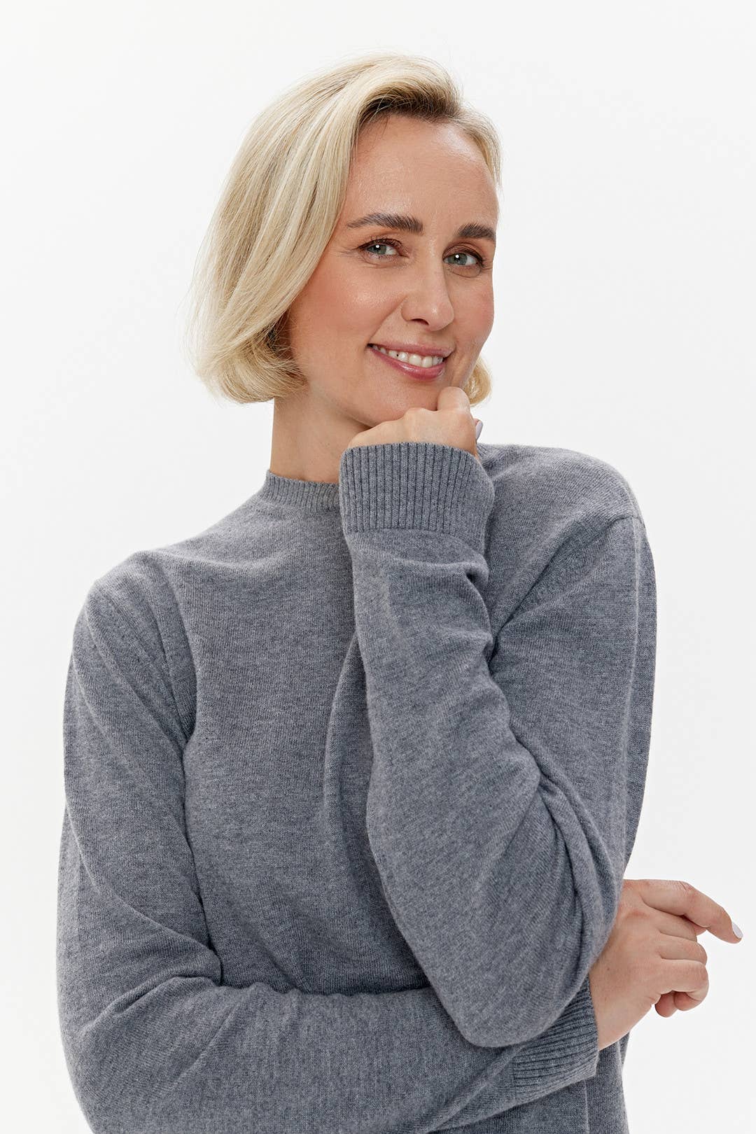 CAPSULE by Agnė Gilytė - Wholesale Knit Sweater - Women's - Sweater 'COPENHAGEN' | merino & cashmere blend in morning mi