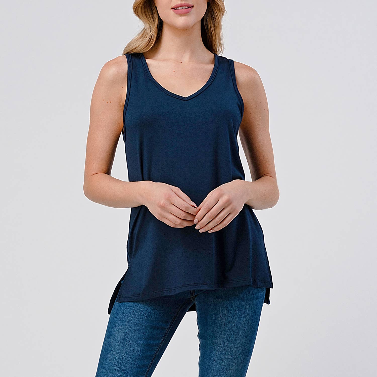 Heimious - Vente Débardeur – femme - Débardeur en jersey modal avec fentes latérales, T46822