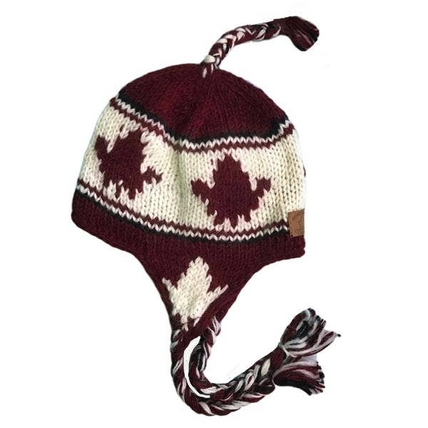 Northern Lifestyles Canada - Wholesale Kids Hat - Kids - Earflap Hat for Kids. 100% Wool with Fleece Lining. Handmade in Nepal.