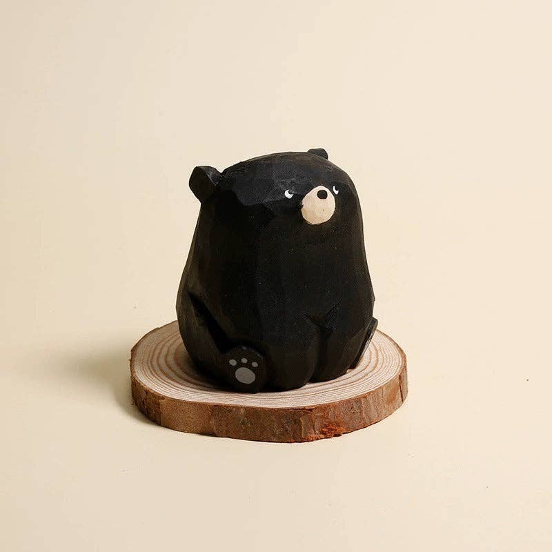 Gohobi （We cover U.S. import duties） - Wholesale Decorative Figurine - Gohobi Handcrafted Wooden Bear Ornament15