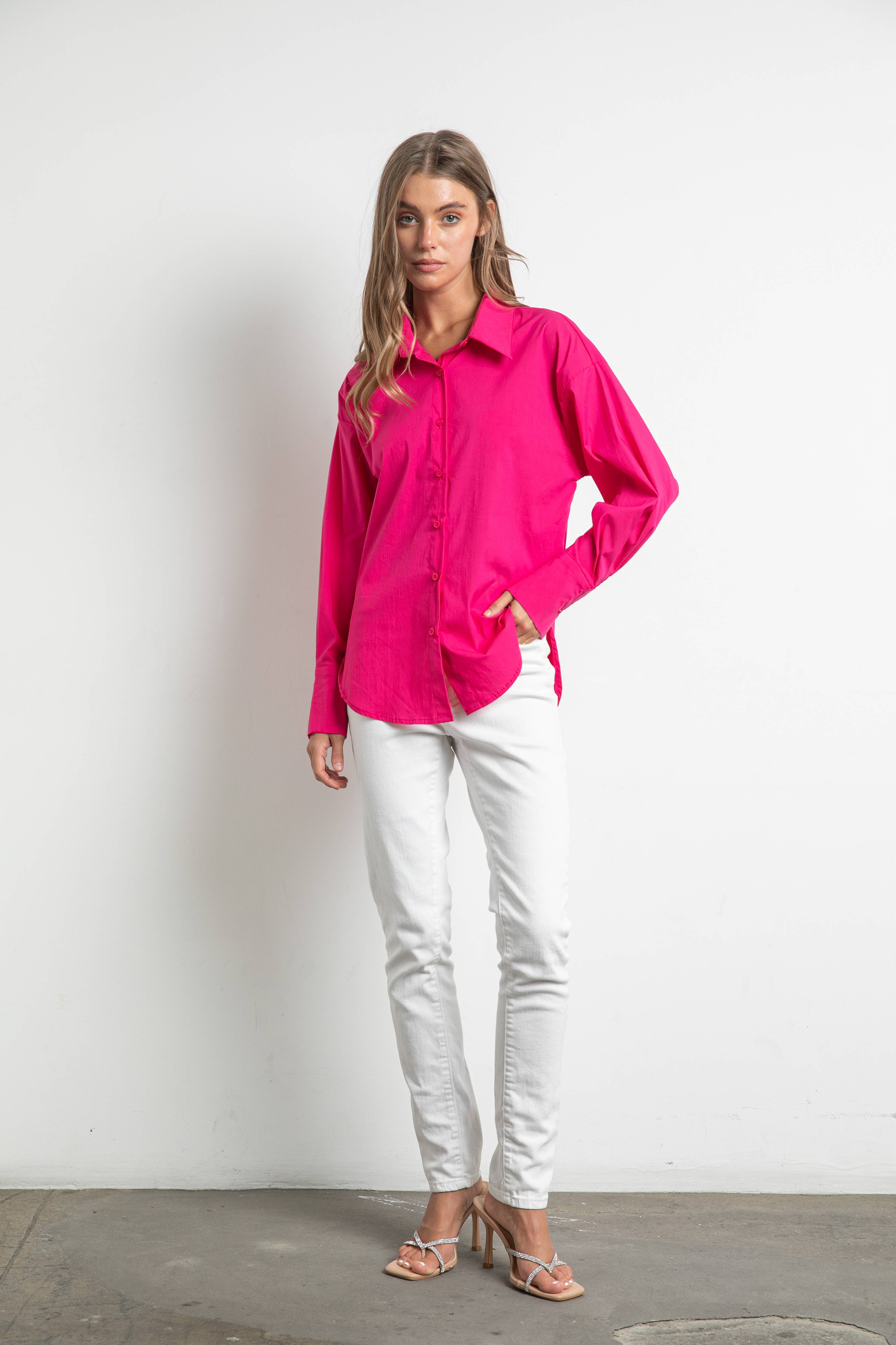 KIWI - Wholesale Button Down Shirt - Women's - IT2464 Top11