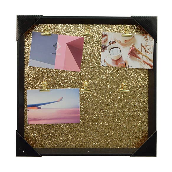 Koncept 6-klipps väggfotoram – Silver & Guldglitterstil för wholesale av Concepts In Time