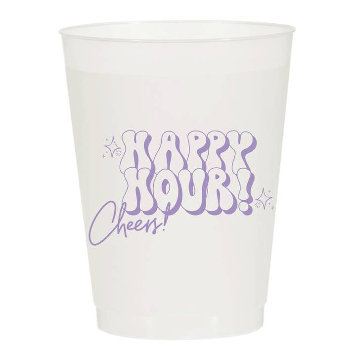 Copas Escarchadas de Hora Feliz - Femeninas para venta al por mayor de Sip Hip Hooray