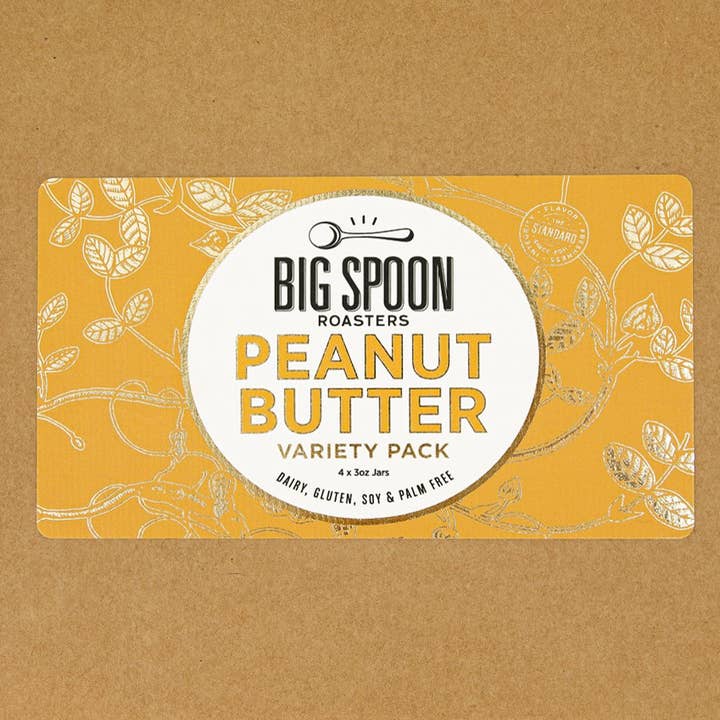 Big Spoon Roasters – wholesale Nut butter – Mini 3oz Peanut Butter Variety Pack