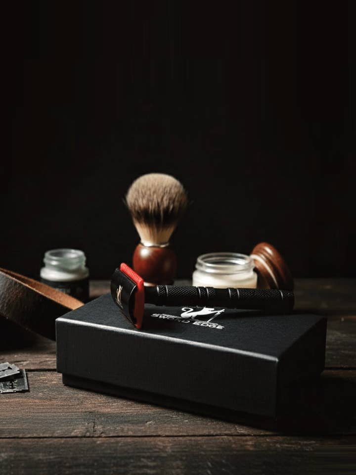 Sword Edge Double Edge safety razor "Holmer BlkR" for wholesale by Sword Edge