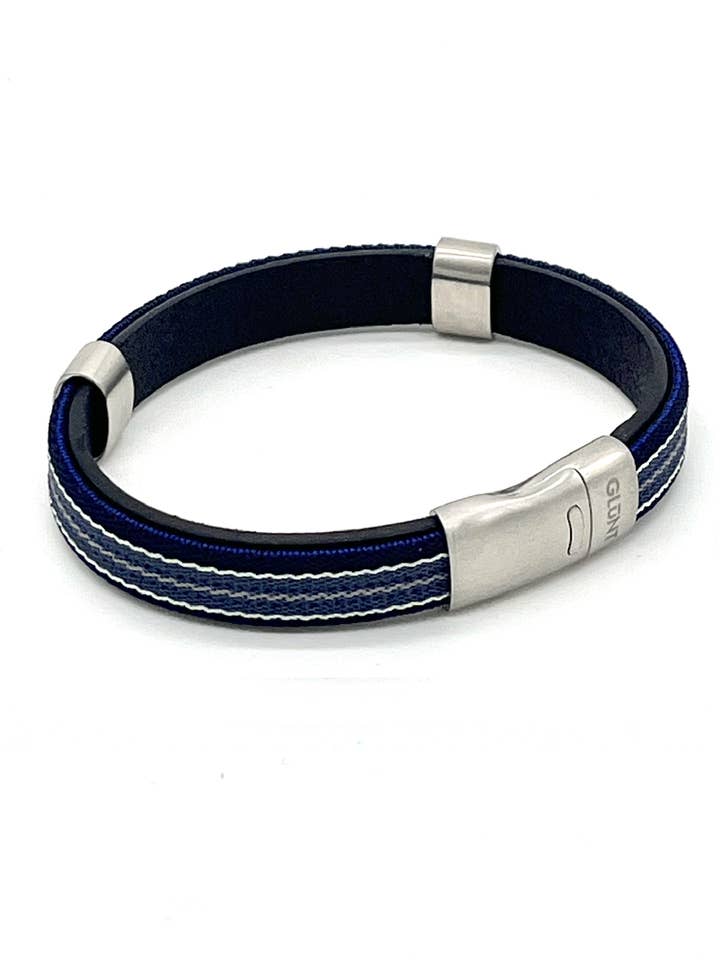 SKS NAVY GREY - BLACK LEATHER for wholesale by GLUNT