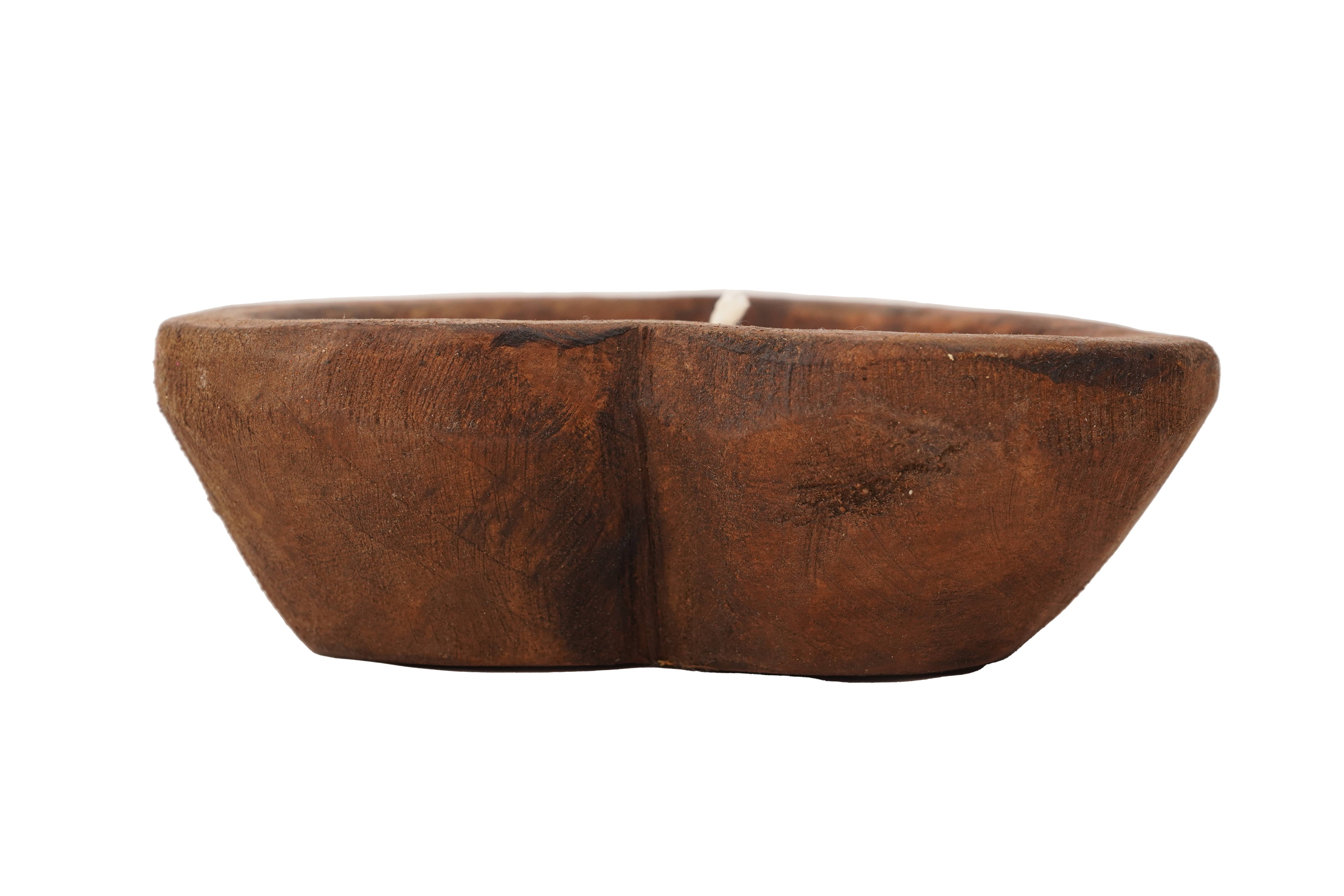 My Amigos Imports - Wholesale Candle Holder - Mini Heart-6x7 inches-Candle Ready Carved-Waxed2