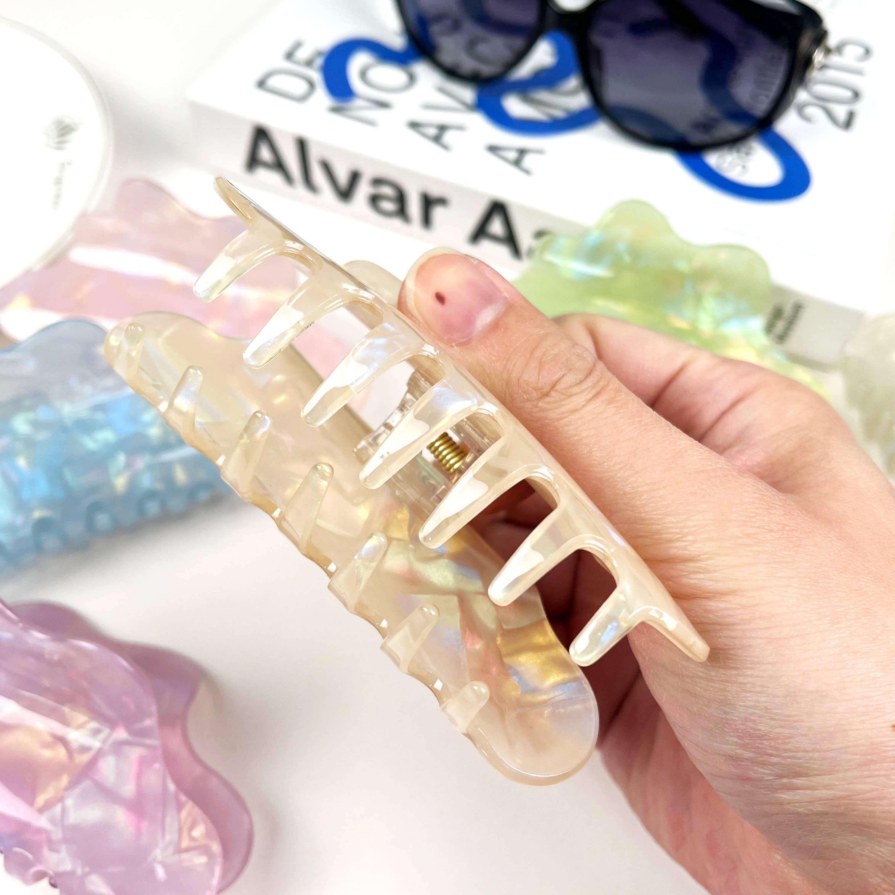 SoapElenGlen - Vendita all'ingrosso Fermaglio per capelli - Donna - Fermaglio per capelli a forma di nuvola sfumata, alla moda9