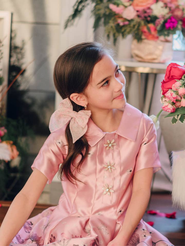 Ava Fable Bow in Liberty of London fabric for wholesale by Livy Lou Collection