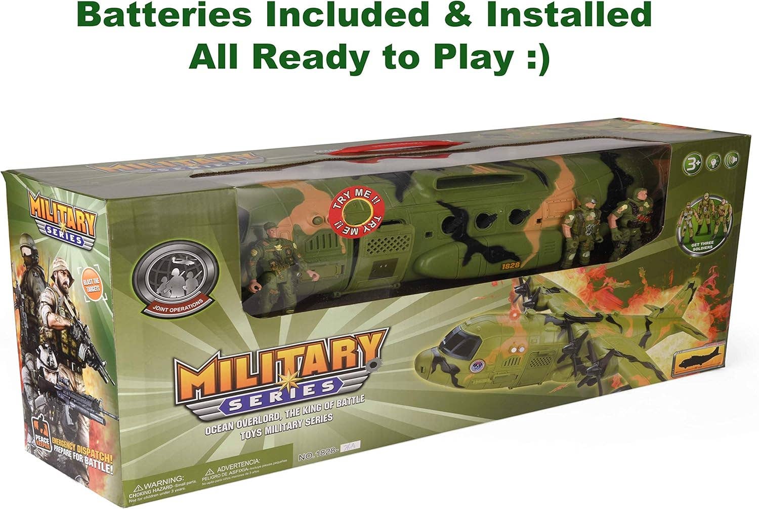 Above Edge - Wholesale Sporting Game - Kids & Baby - AIRFORCE MILITARY TOYS SET for Kids - Giant F16 Fighter Jet 1