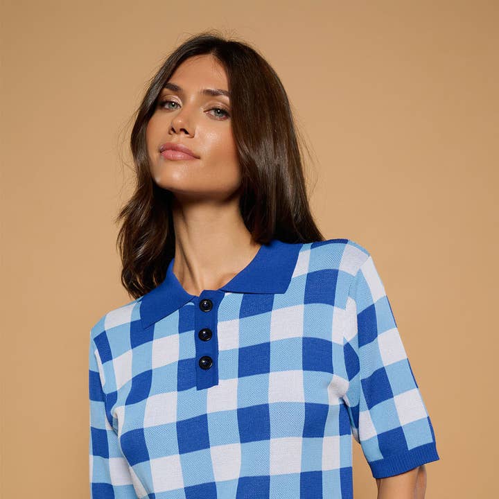 PULL EN SODALITE pour la vente par Minueto