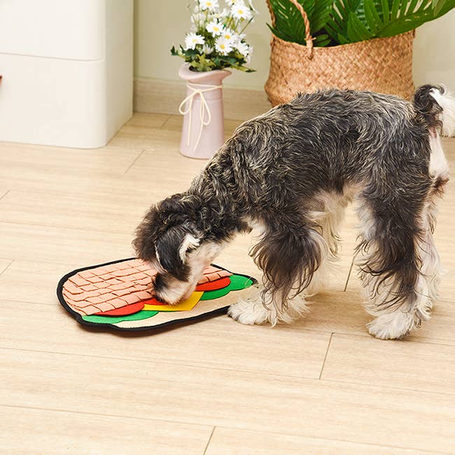 Hugsmart Products Inc - Wholesale Pet Toy - Cat/Dog - HugSmart Pet - Whisker Mat | Hamburger - Snuffle Toy3
