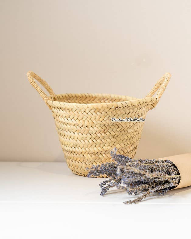 HandmadeBestSeller – Großhandel Strandtaschen – Handgefertigte französische und marokkanische Strohtaschen als Einkaufskorb0
