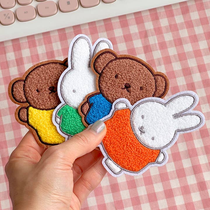 K-Wonderland - Wholesale Patch - Miffy & Boris Boucle Patch Sticker – Official Licensed5