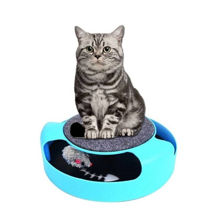 VIGOR - Wholesale Pet Toy - Cat - All cats Interactive Cat Tunnel Toy Moving Mouse Rotating Sm