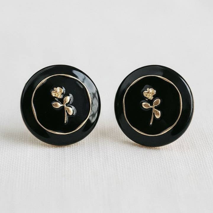 Geometriska ros-inspirerade droppörhängen för wholesale av Ellemadera