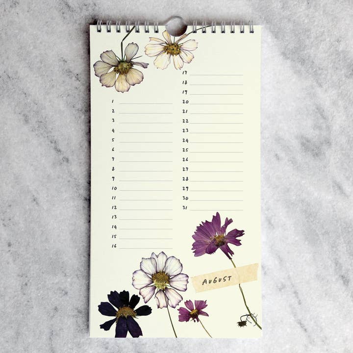 Favorite Story - Wholesale Calendar - Celebration Calendar, Pressed Flowers9