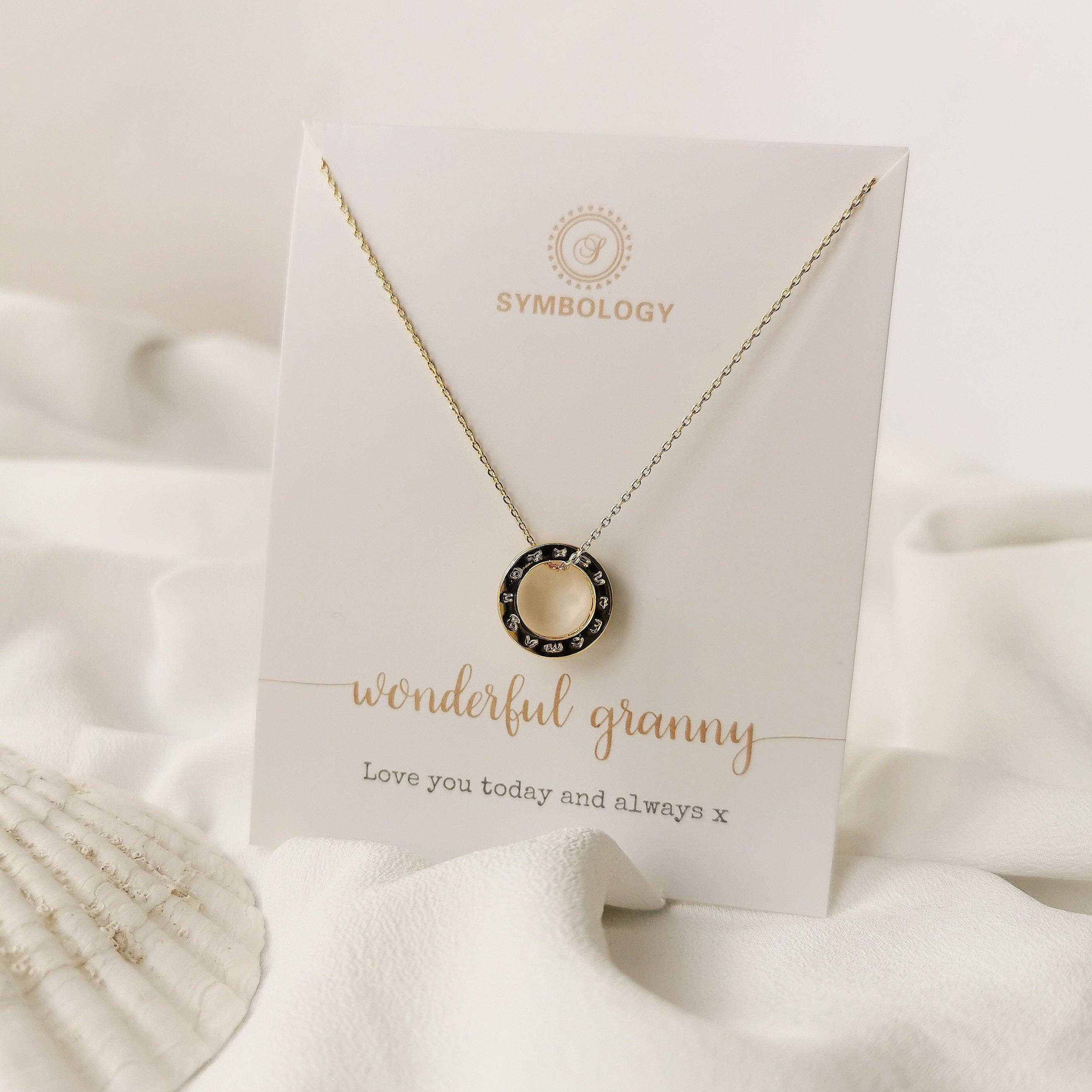 SYMBOLOGY JEWELLERY - Wholesale Pendant/Charm Necklace - Wonderful Granny Necklace of SYMBOLOGY With Gift Box1