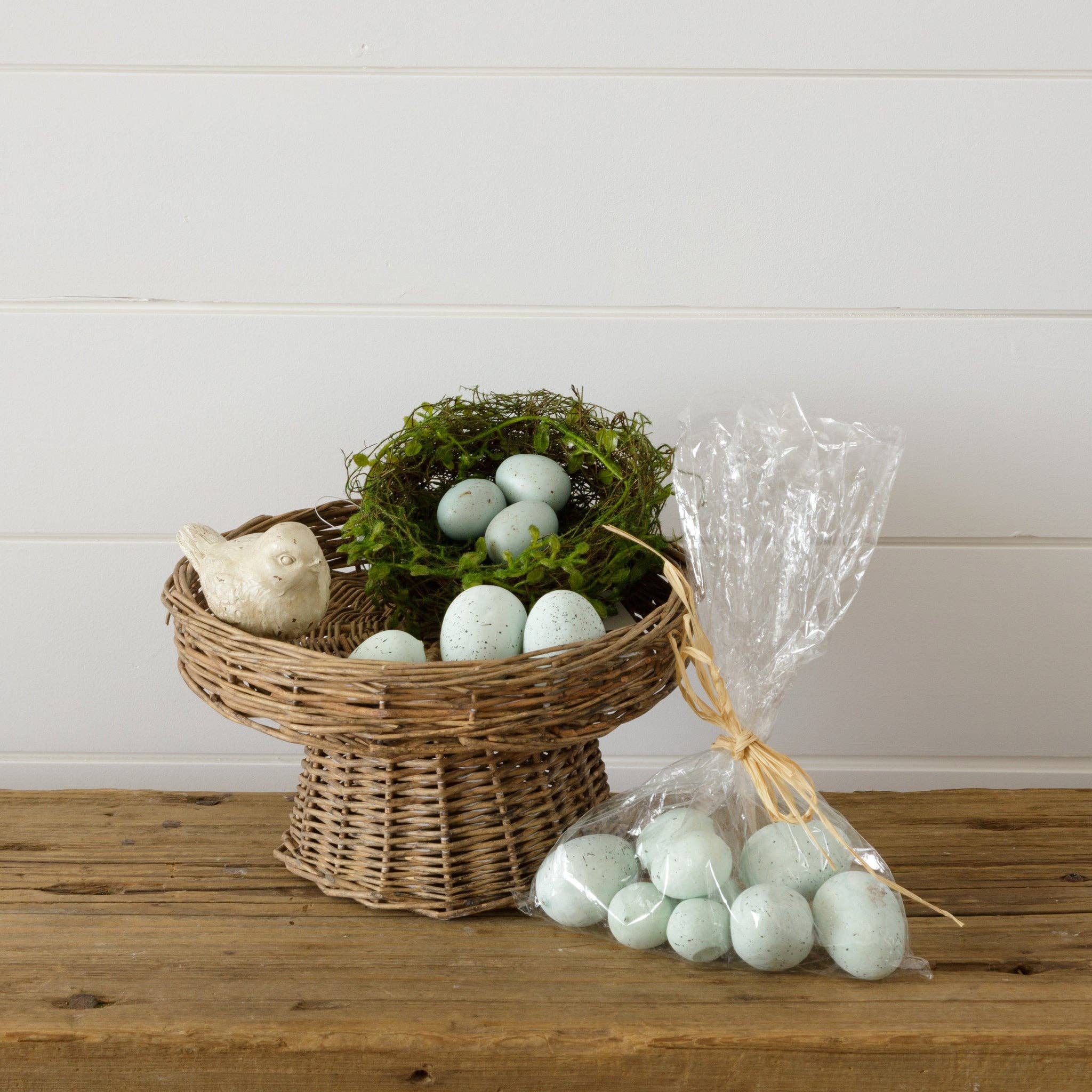 Audrey's Home & Gift - Wholesale Decorative Tabletop Object - Decorative Robin's Egg Nest (Pk/03)2