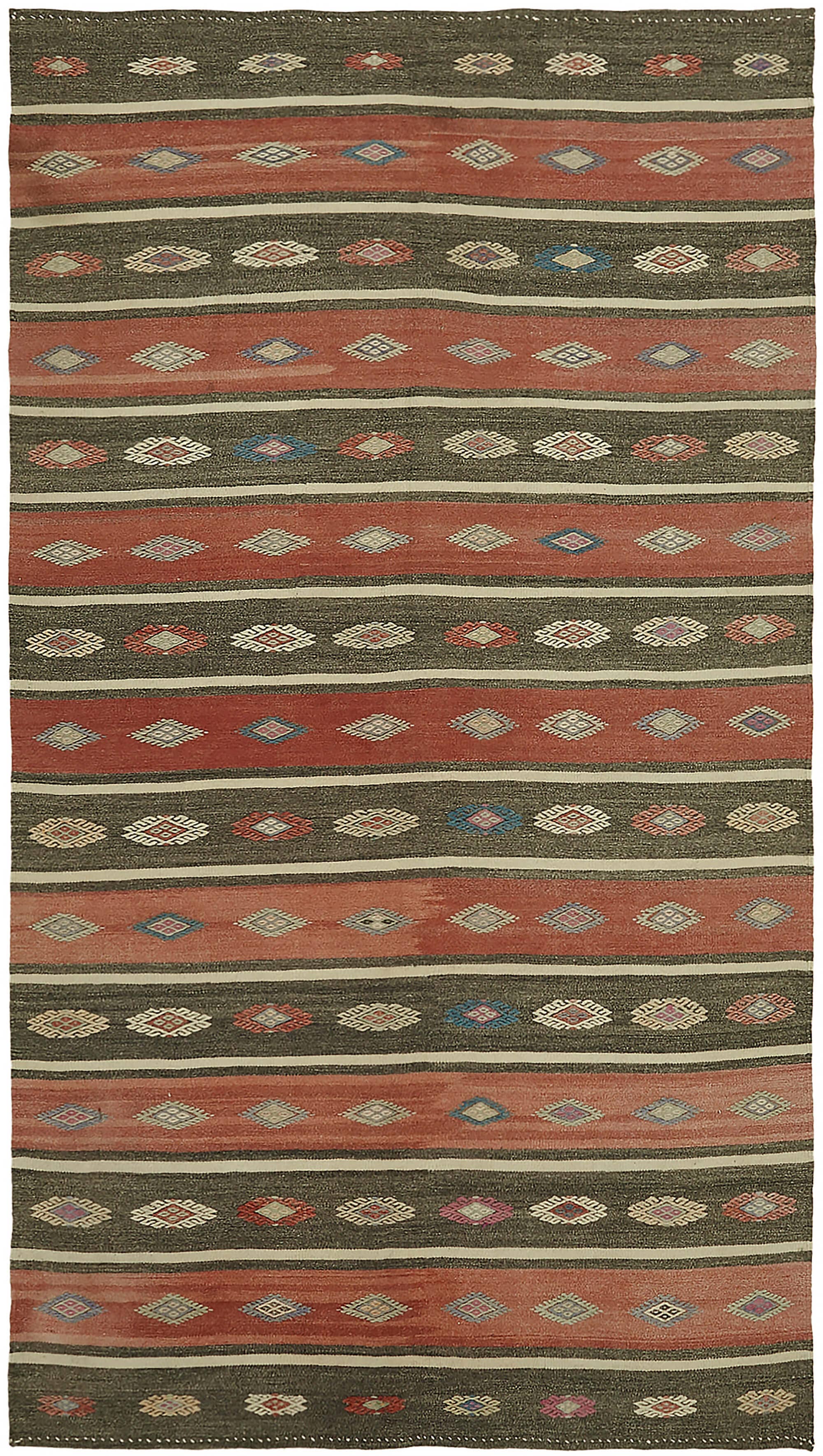 RUG N CARPET - Wholesale Area Rug - 5x9 Multicolor Oriental Kilim Rug - 459510