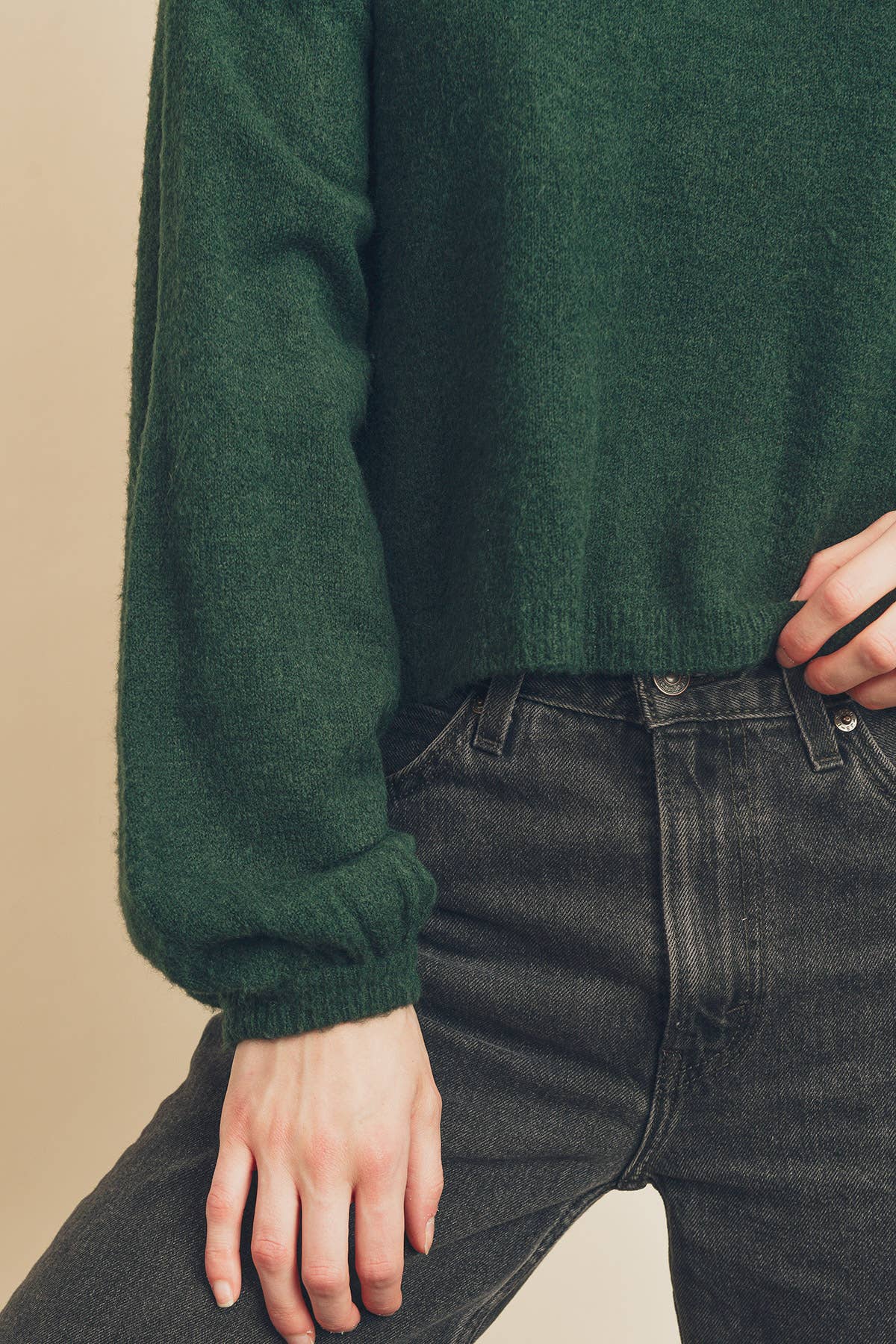 Dress Forum – wholesale Knitted jumper – Women′s – FW2546 Soft Bubble Sleeve Sweater18