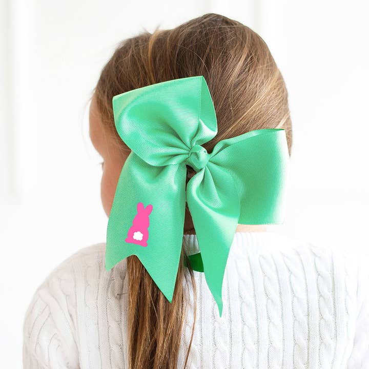 Bunny Kid's Hair Bow for wholesale by Viv&Lou