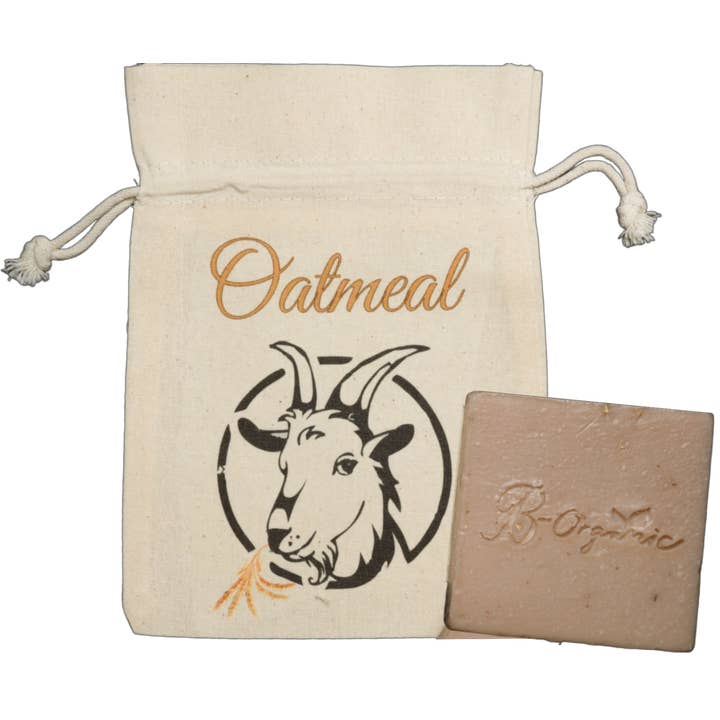 B-Organic - Wholesale Bar Soap - Soap in a Bag - Goat Milk - Oatmeal