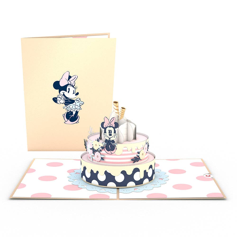 Lovepop Cards - Wholesale Birthday Card - Disney's Minnie Mouse Birthday Cake 5''x7'' Card4