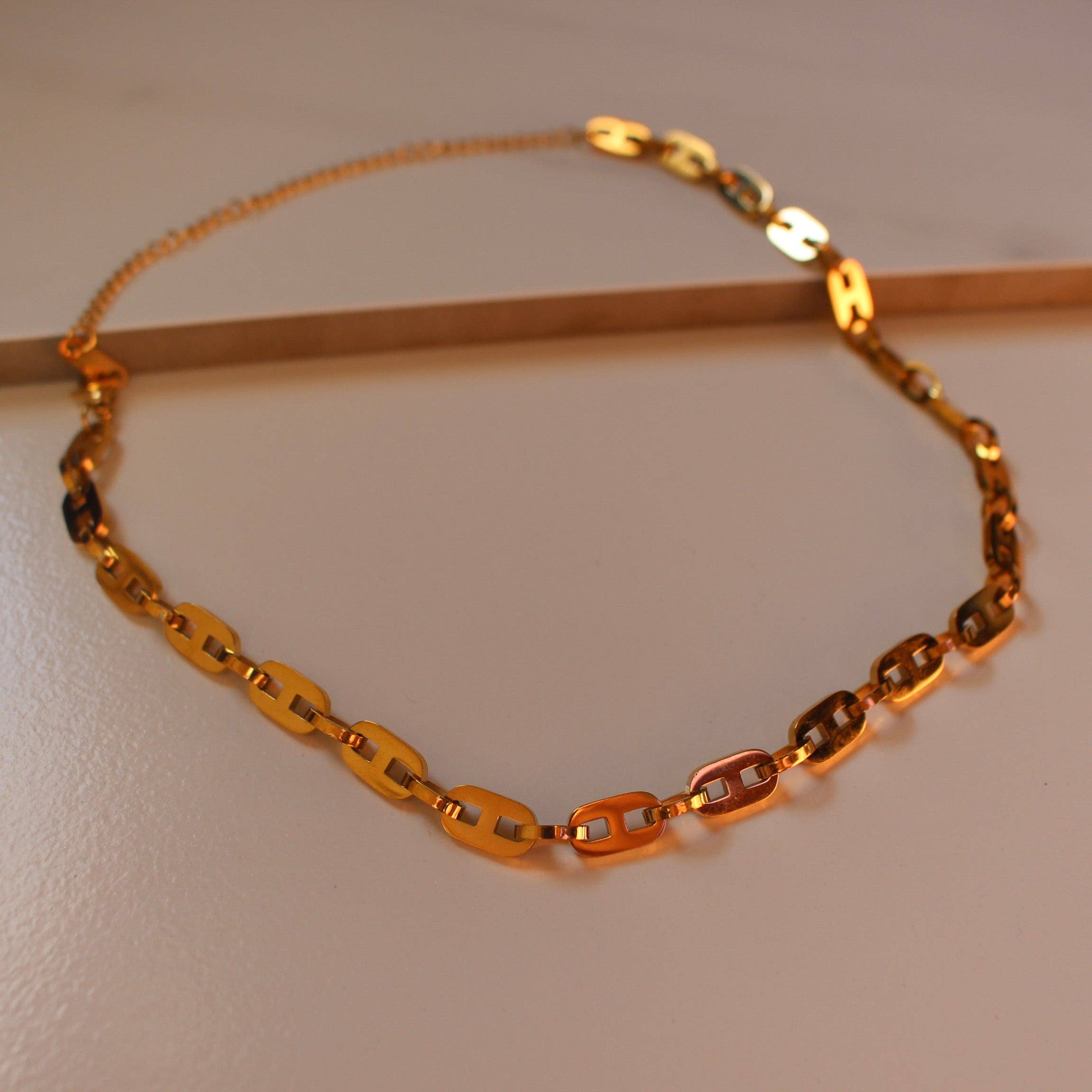 Fran's Hause – wholesale Choker/collar – Penelope Link Chain Choker1