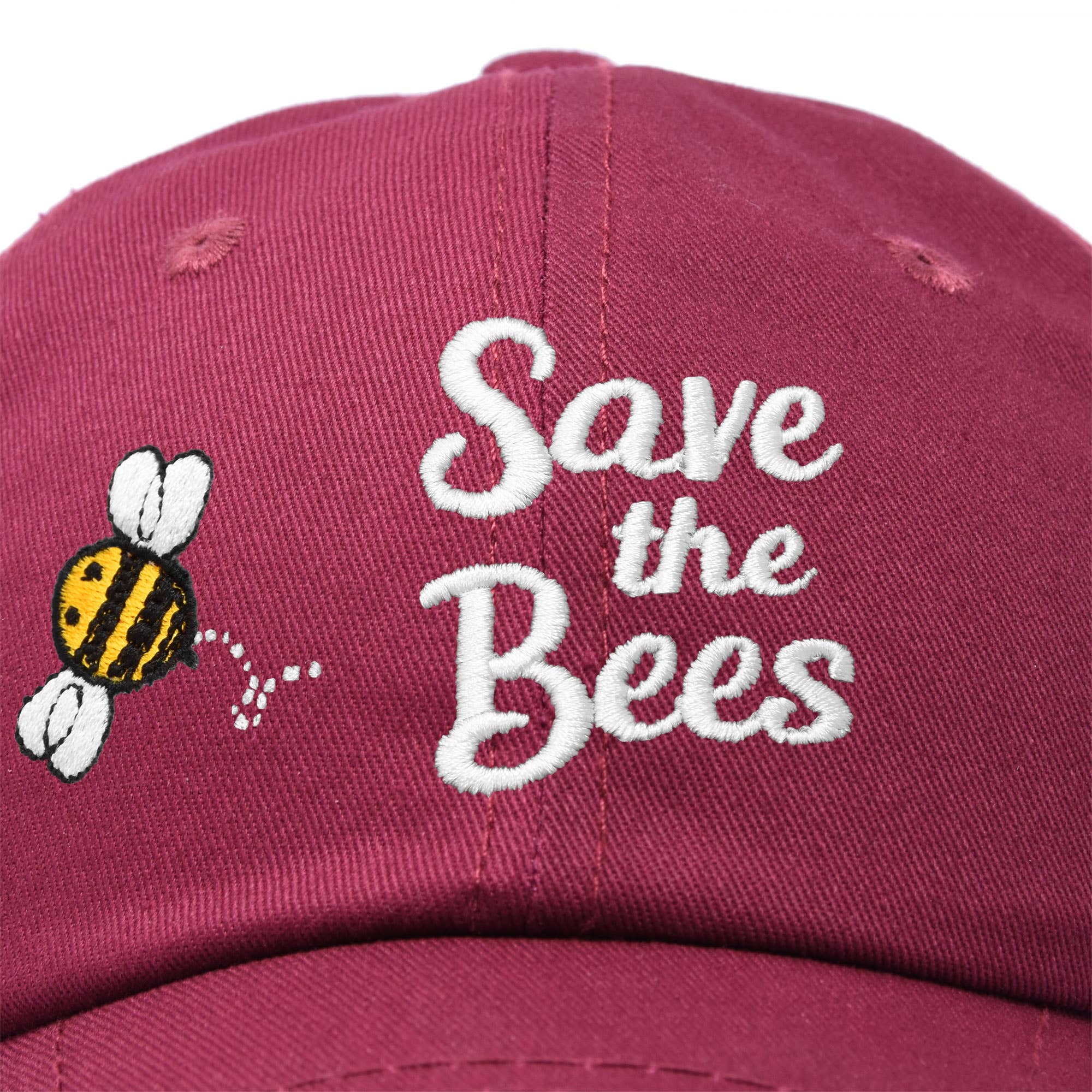 Dalix - Wholesale Baseball Cap - Women's - DALIX Save The Bees Baseball Cap Dad Hat Womens Girls41