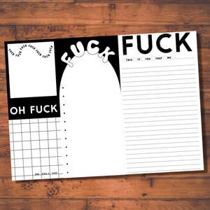 Funny Sticky Note,,Funny Novelty Memo Pads Snarky Novelty Office
