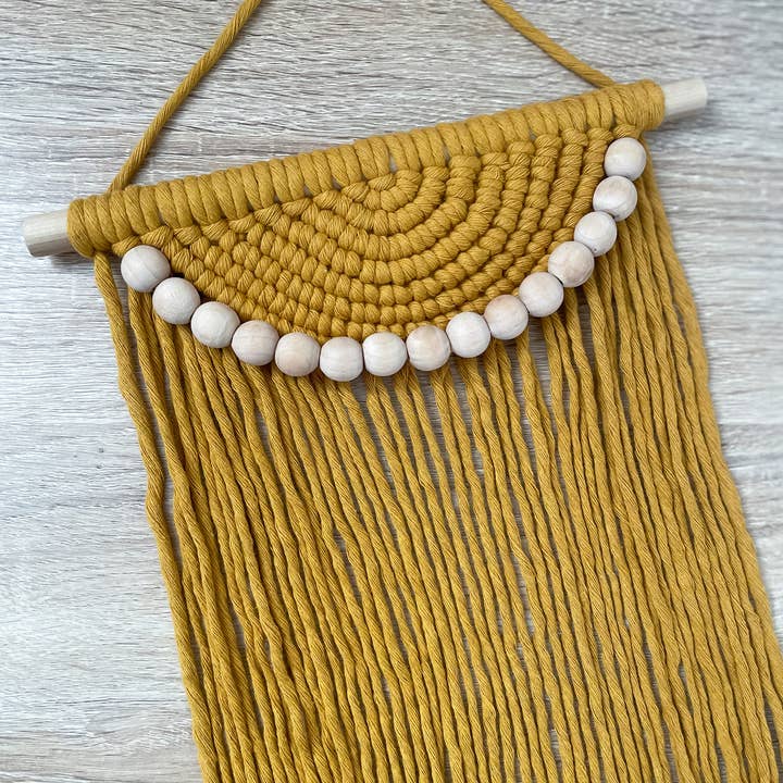 Macrame Wall Hanging - With Wood Beads and other Purchase Wholesale large macrame wall hanging. Free Returns & Net 60 Terms on Faire trending on Faire.