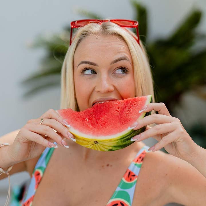 Top da nuoto e surf Bralette Watermelons per la vendita all'ingrosso da parte di Palet Theory