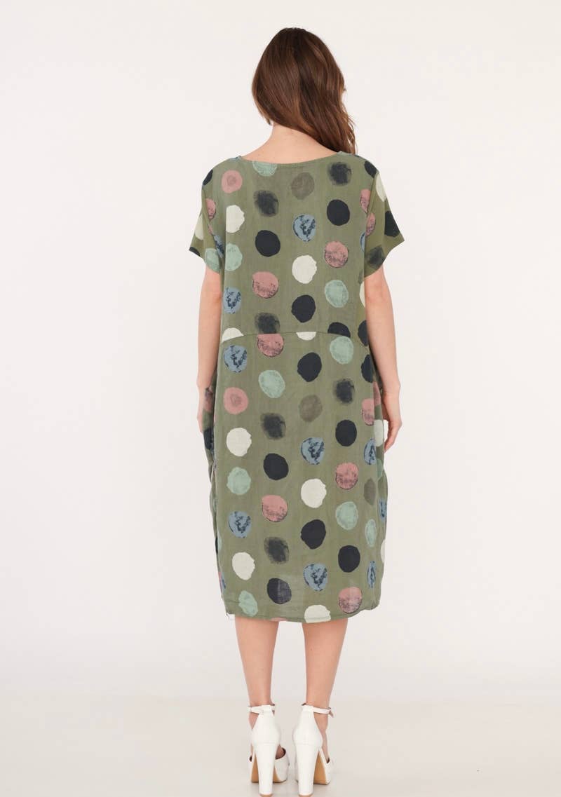 LINEN & COTTON HOUSE - Wholesale Jurk - Dames - 3533 jurk van linnen | dameskleding12